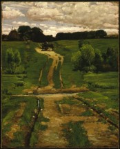  Murales A Back Road Frederick Childe Hassam